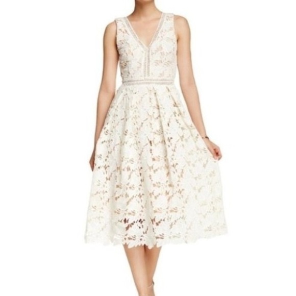 Romeo and Juliet white lace sleeveless dress medium - Picture 1 of 9